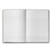Open lined A5 notebook journal