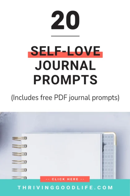 ring bound blank journal flatlay with text overlay