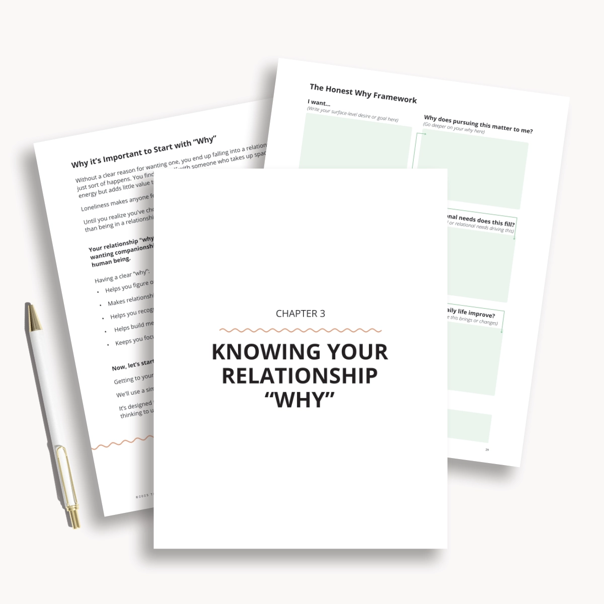 Stacked PDF printable pages from the right fit relationship needs workbook.